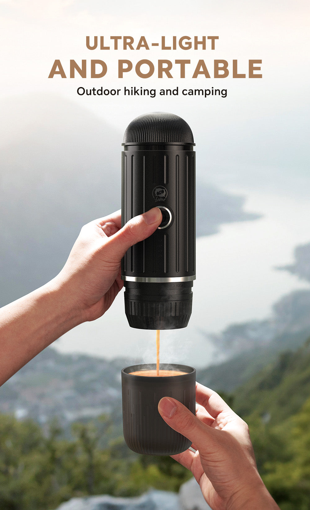 2 in 1 Portable Espresso Coffee Machine For Coffee Powder & Nespresso Capsules
