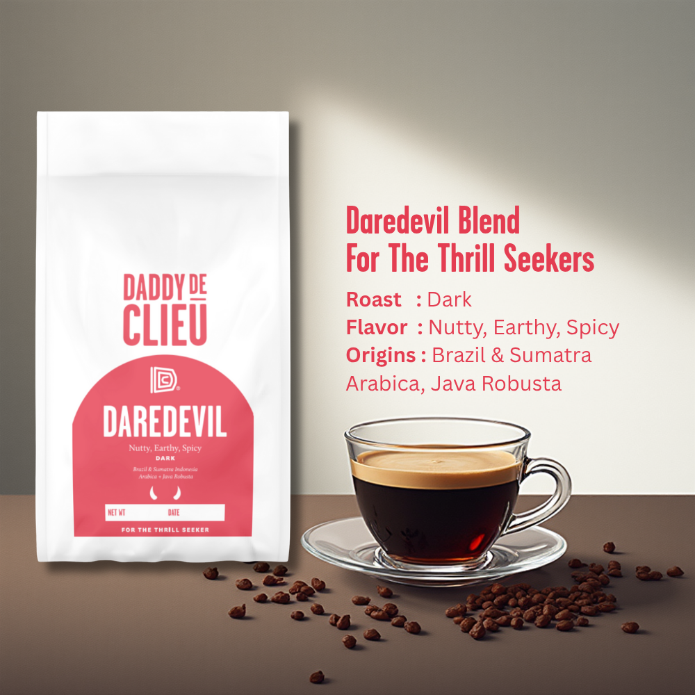 Daredevil Coffee Beans | Dark Roast | Brazil & Sumatra